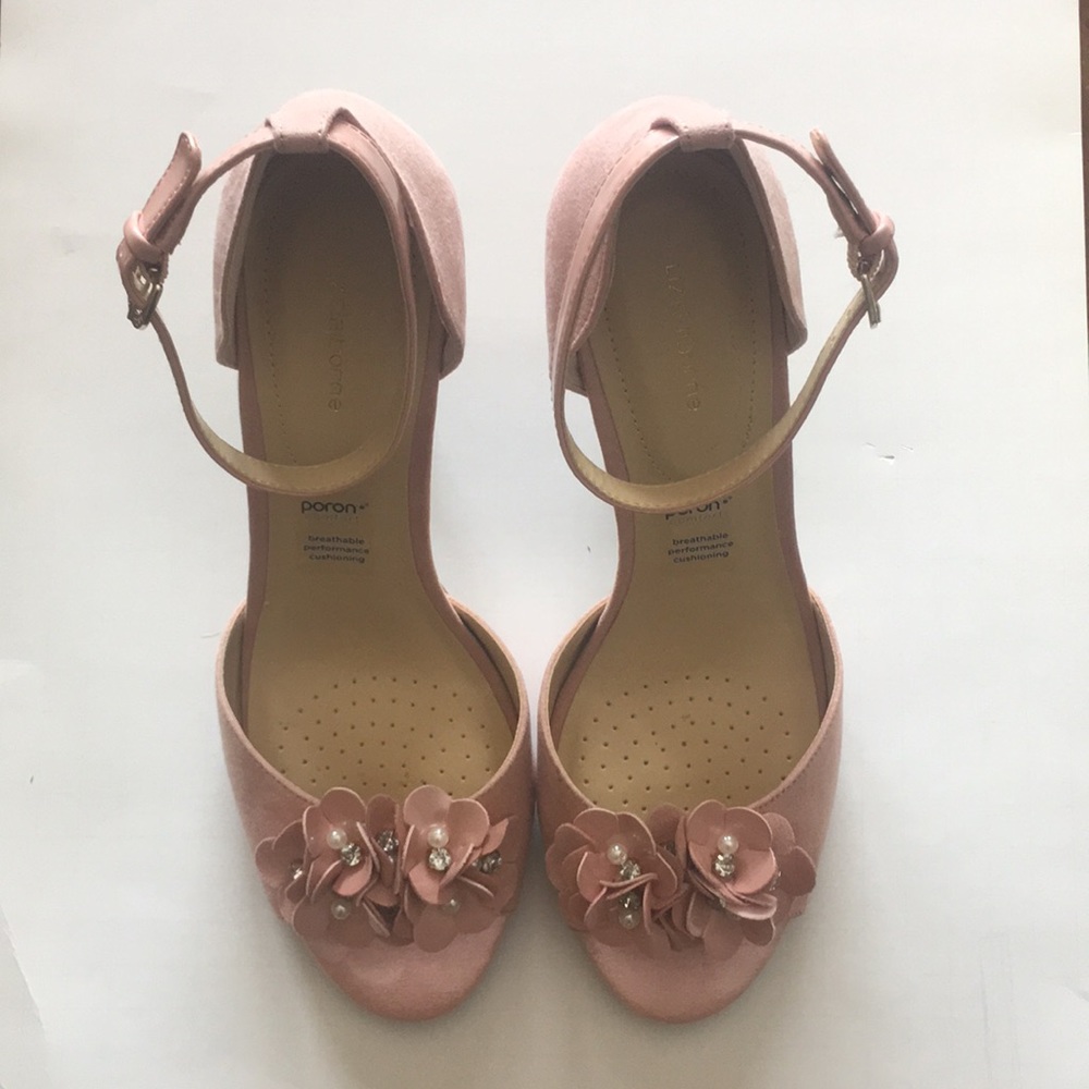 Liz Claiborne ankle strap high heel sandal